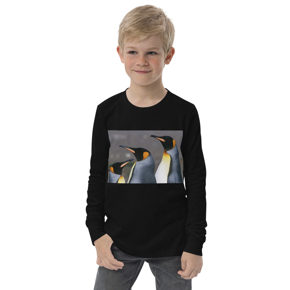 Premium Soft Long Sleeve - Three Emperor Penguins