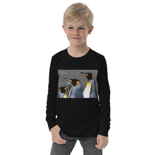 Load image into Gallery viewer, Premium Soft Long Sleeve - Three Emperor Penguins
