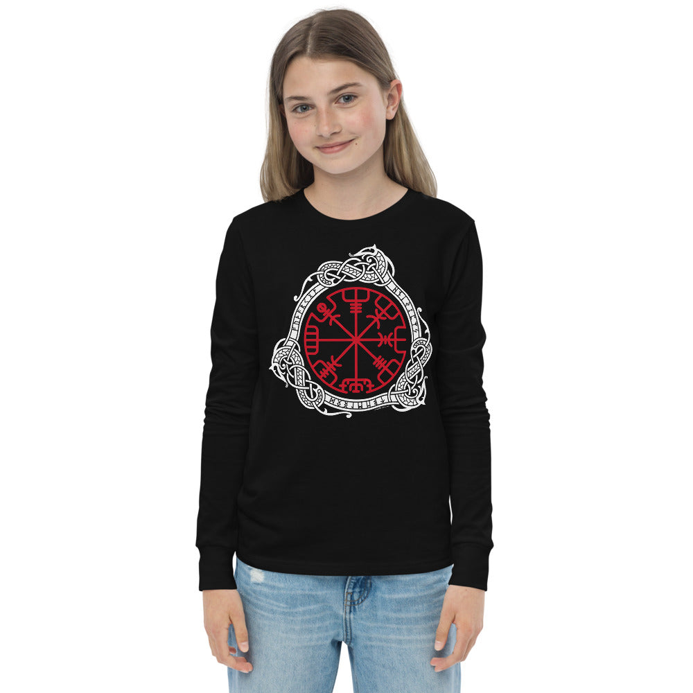 Premium Soft Long Sleeve - Magical Norse Runic Compass