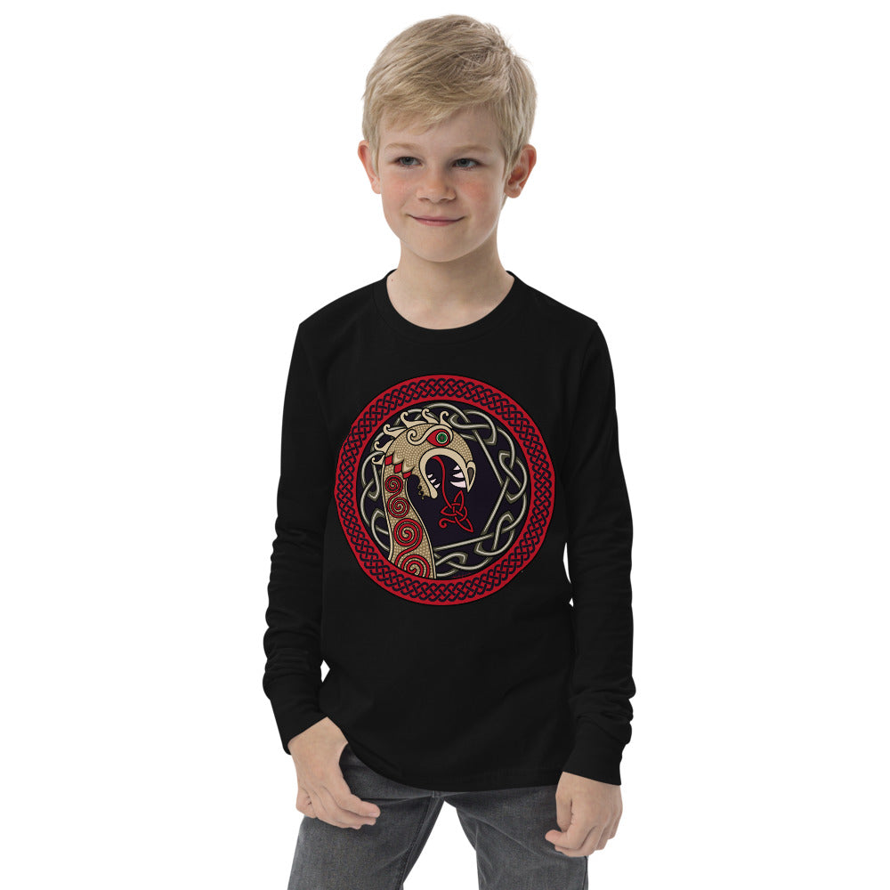 Premium Soft Long Sleeve - Viking Ship Dragon