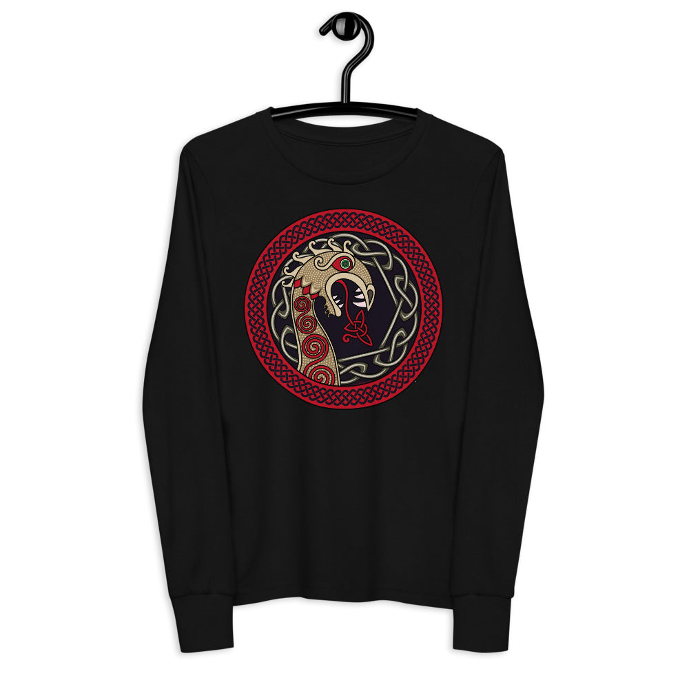 Premium Soft Long Sleeve - Viking Ship Dragon