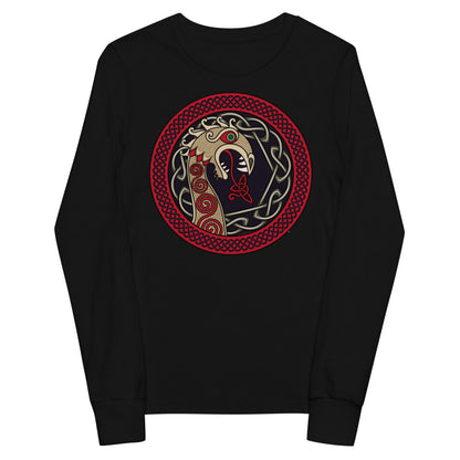Premium Soft Long Sleeve - Viking Ship Dragon