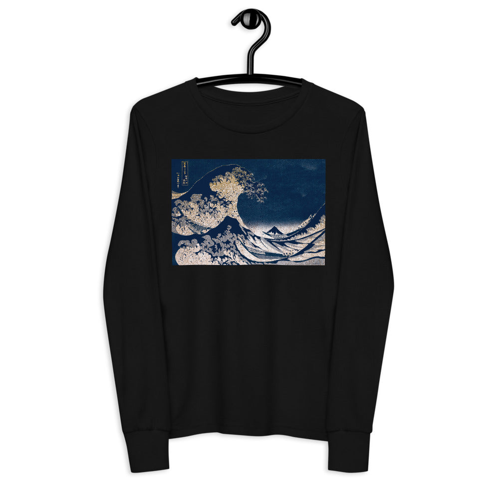 Premium Soft Long Sleeve - Hokusai: Great Waves of Kanagawa Remix