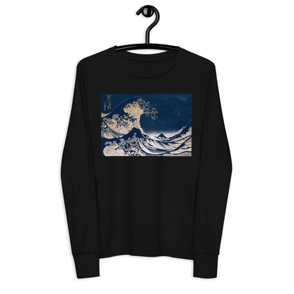 Premium Soft Long Sleeve - Hokusai: Great Waves of Kanagawa Remix
