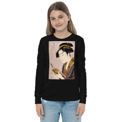 Premium Soft Long Sleeve - Japanese Lady Reading