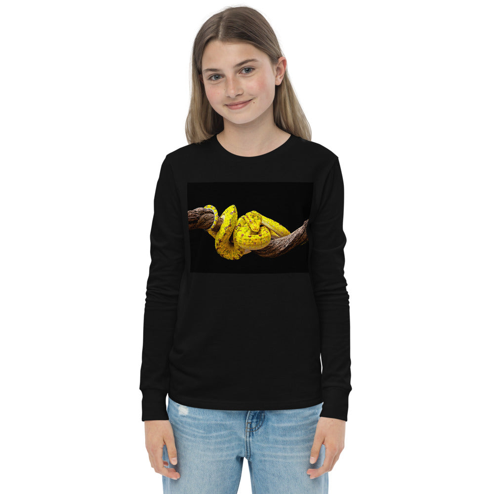 Premium Soft Long Sleeve - Yellow Green Tree Python