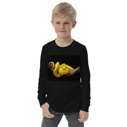 Premium Soft Long Sleeve - Yellow Green Tree Python