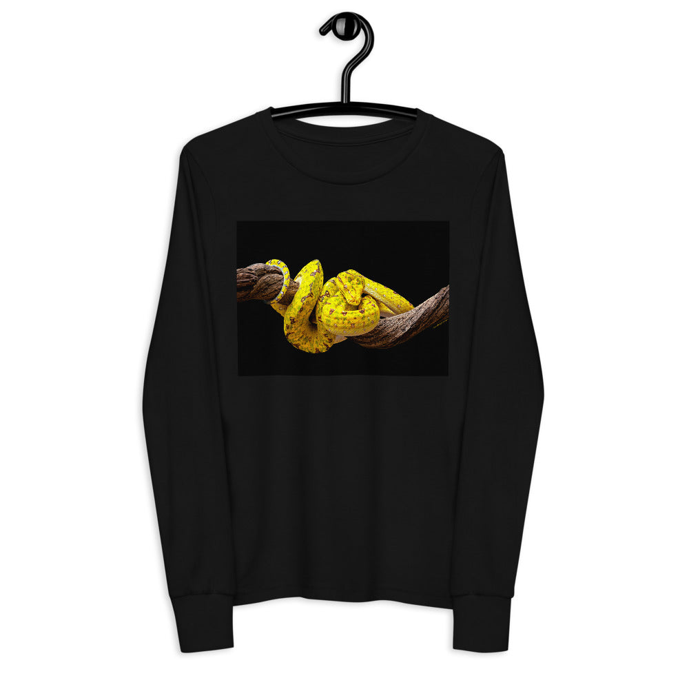 Premium Soft Long Sleeve - Yellow Green Tree Python