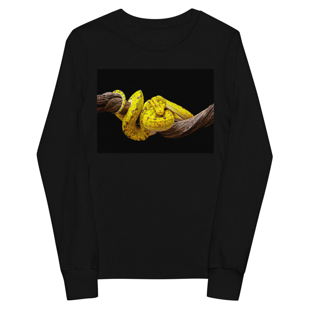 Premium Soft Long Sleeve - Yellow Green Tree Python