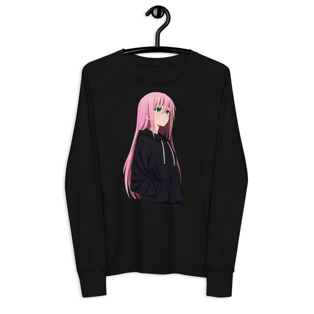 Premium Soft Long Sleeve - Pink Haired Anime Girl