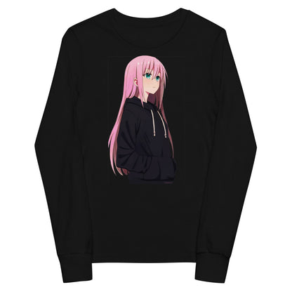 Premium Soft Long Sleeve - Pink Haired Anime Girl