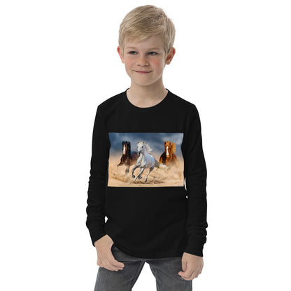 Premium Soft Long Sleeve - Wild Horses