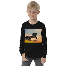 Load image into Gallery viewer, Premium Soft Long Sleeve - Friesian Stallion Lift Off
