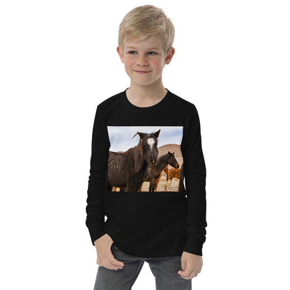 Premium Soft Long Sleeve - Wild Mustangs