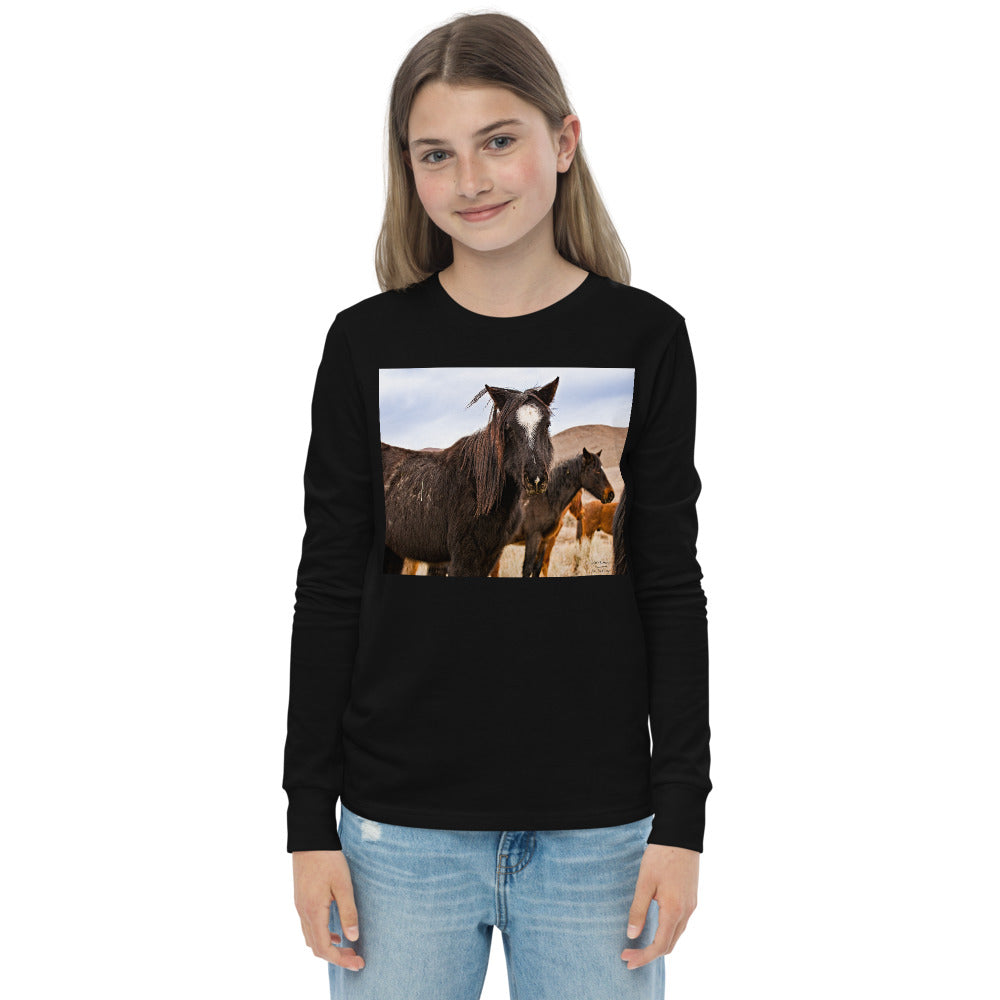 Premium Soft Long Sleeve - Wild Mustangs