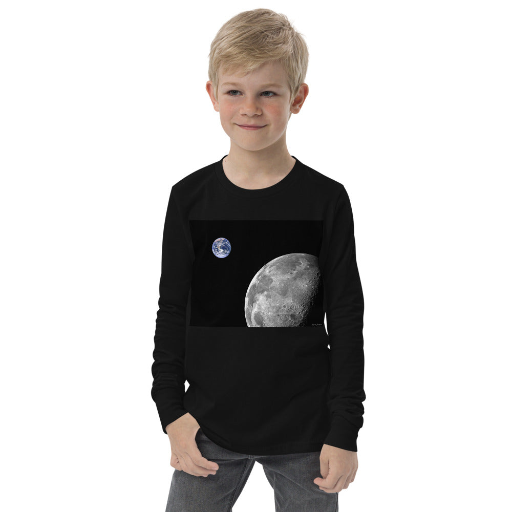Premium Soft Long Sleeve - NASA Photo: Earth & Moon from Space
