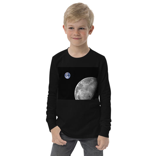 Premium Soft Long Sleeve - NASA Photo: Earth & Moon from Space
