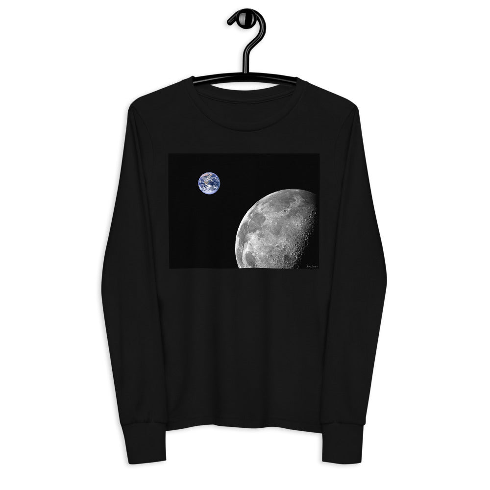 Premium Soft Long Sleeve - NASA Photo: Earth & Moon from Space