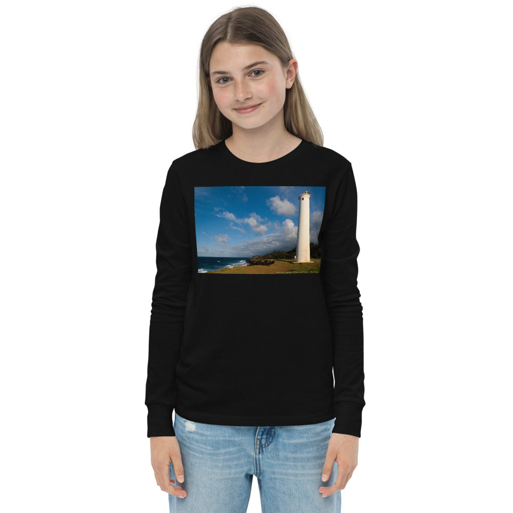 Premium Soft Long Sleeve - North Point Lighthouse: Big Island Hawaii