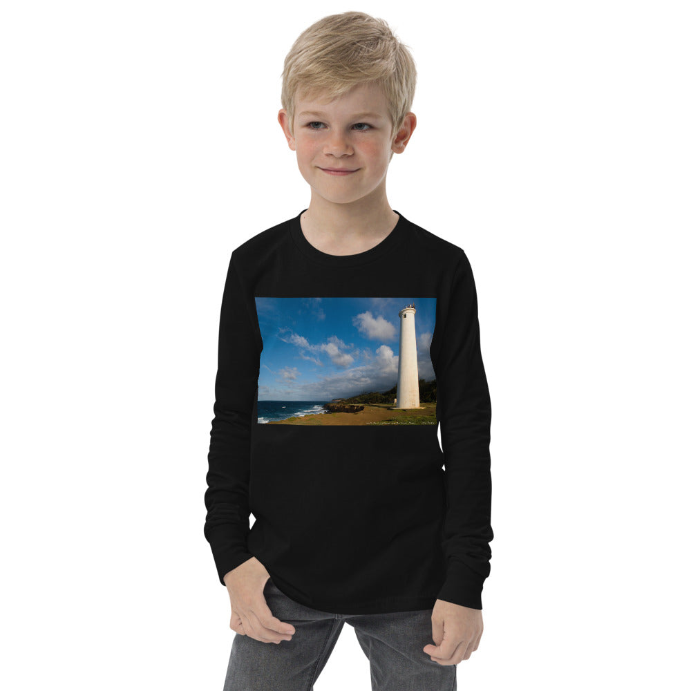 Premium Soft Long Sleeve - North Point Lighthouse: Big Island Hawaii