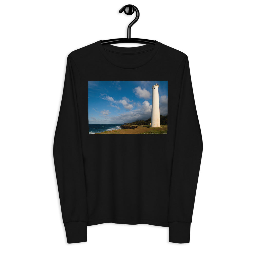 Premium Soft Long Sleeve - North Point Lighthouse: Big Island Hawaii