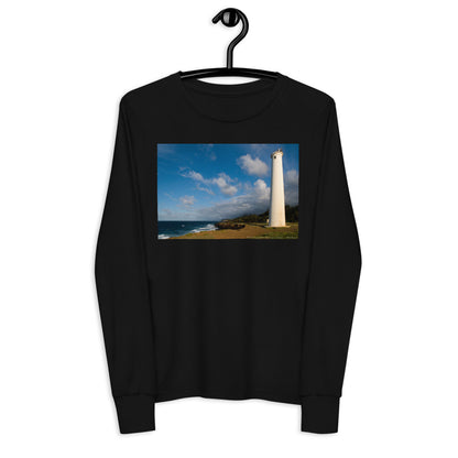 Premium Soft Long Sleeve - North Point Lighthouse: Big Island Hawaii