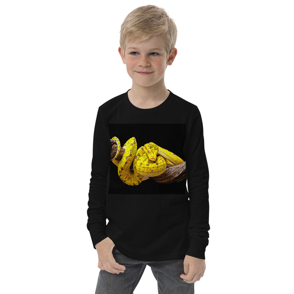 Premium Soft Long Sleeve - Yellow Green Tree Python