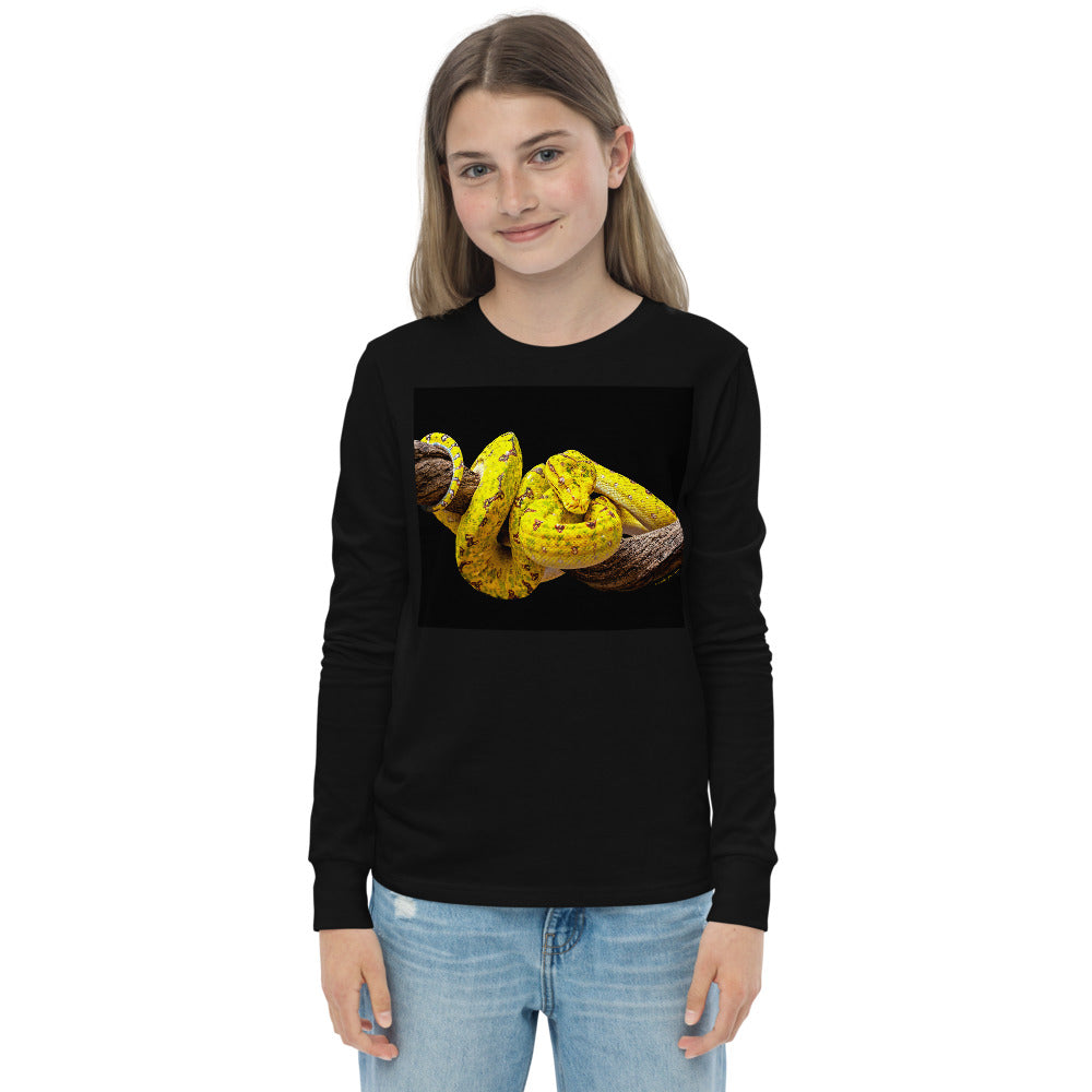 Premium Soft Long Sleeve - Yellow Green Tree Python