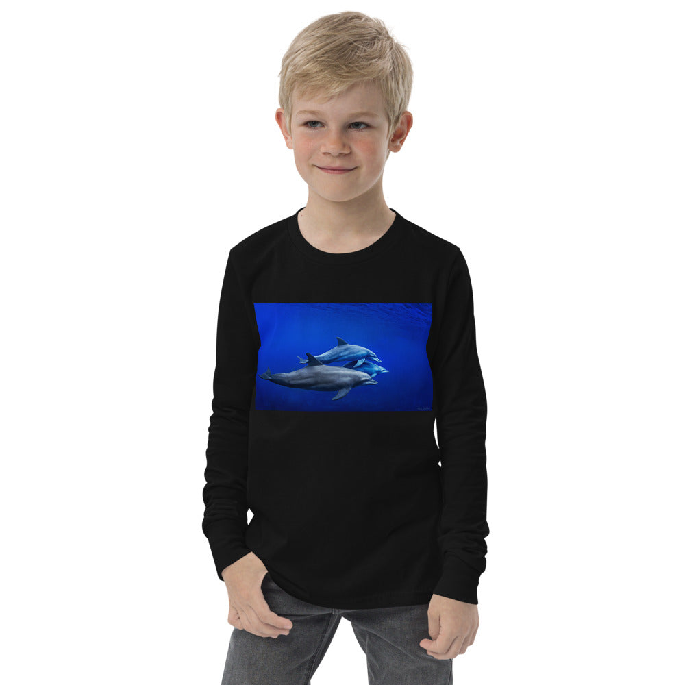 Premium Soft Long Sleeve - Dolphin Pod
