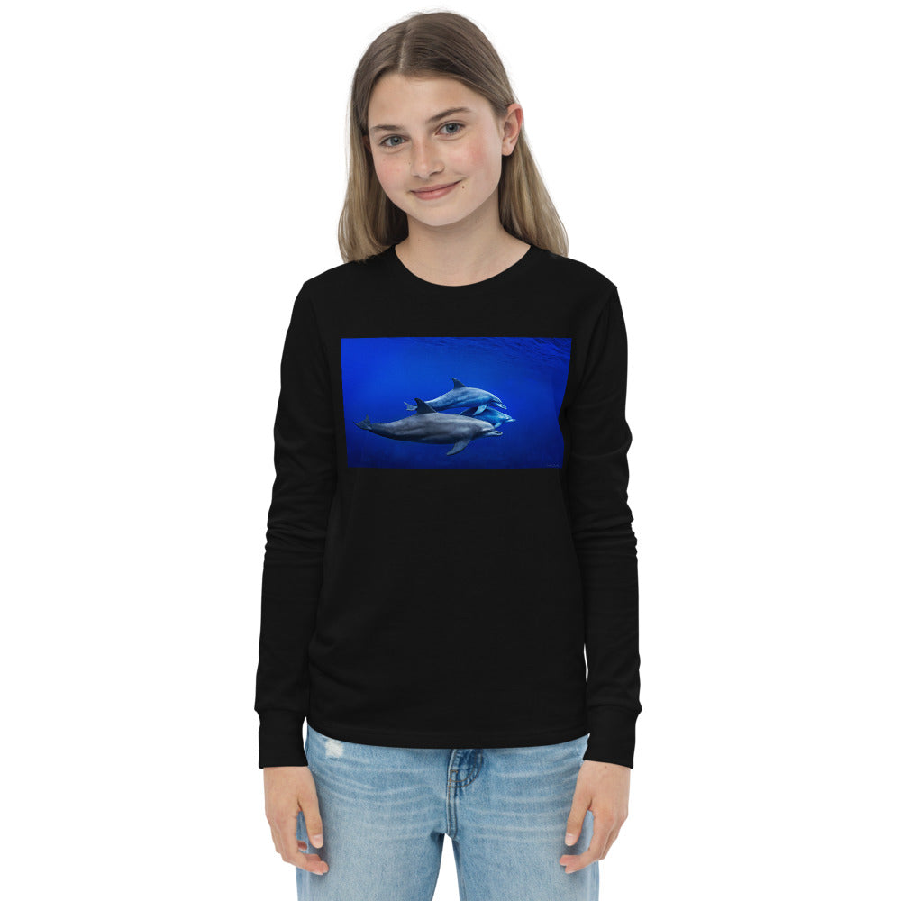 Premium Soft Long Sleeve - Dolphin Pod