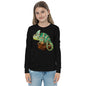 Premium Soft Long Sleeve - Green Vailed Chameleon