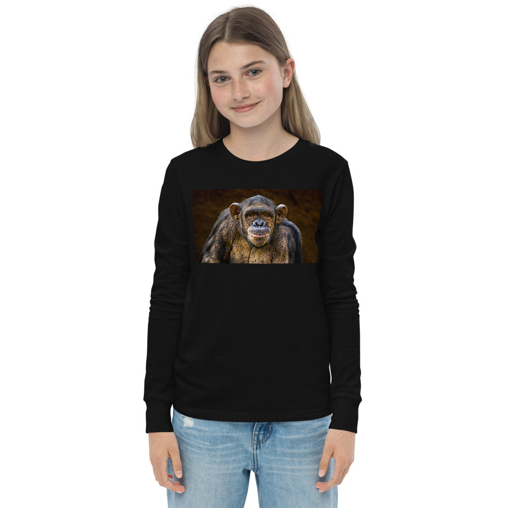 Premium Soft Long Sleeve - Chimpanzee Portrait