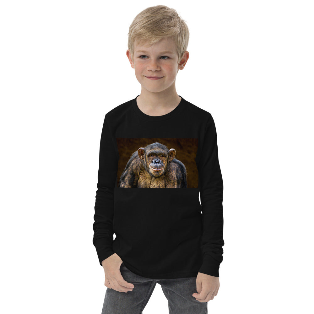 Premium Soft Long Sleeve - Chimpanzee Portrait