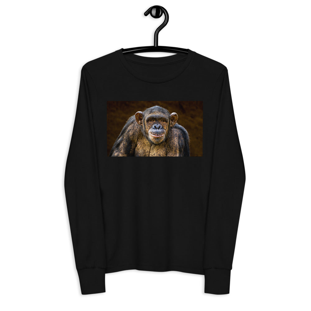 Premium Soft Long Sleeve - Chimpanzee Portrait