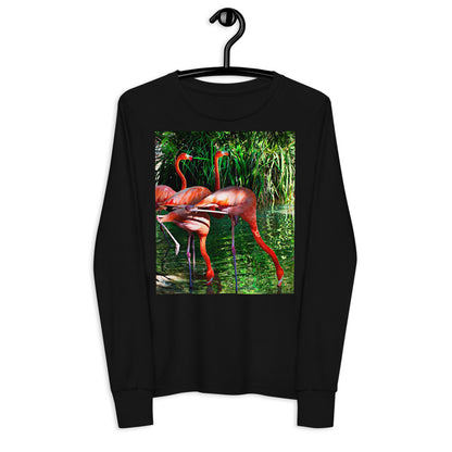 Premium Soft Long Sleeve - Pink Flamingos