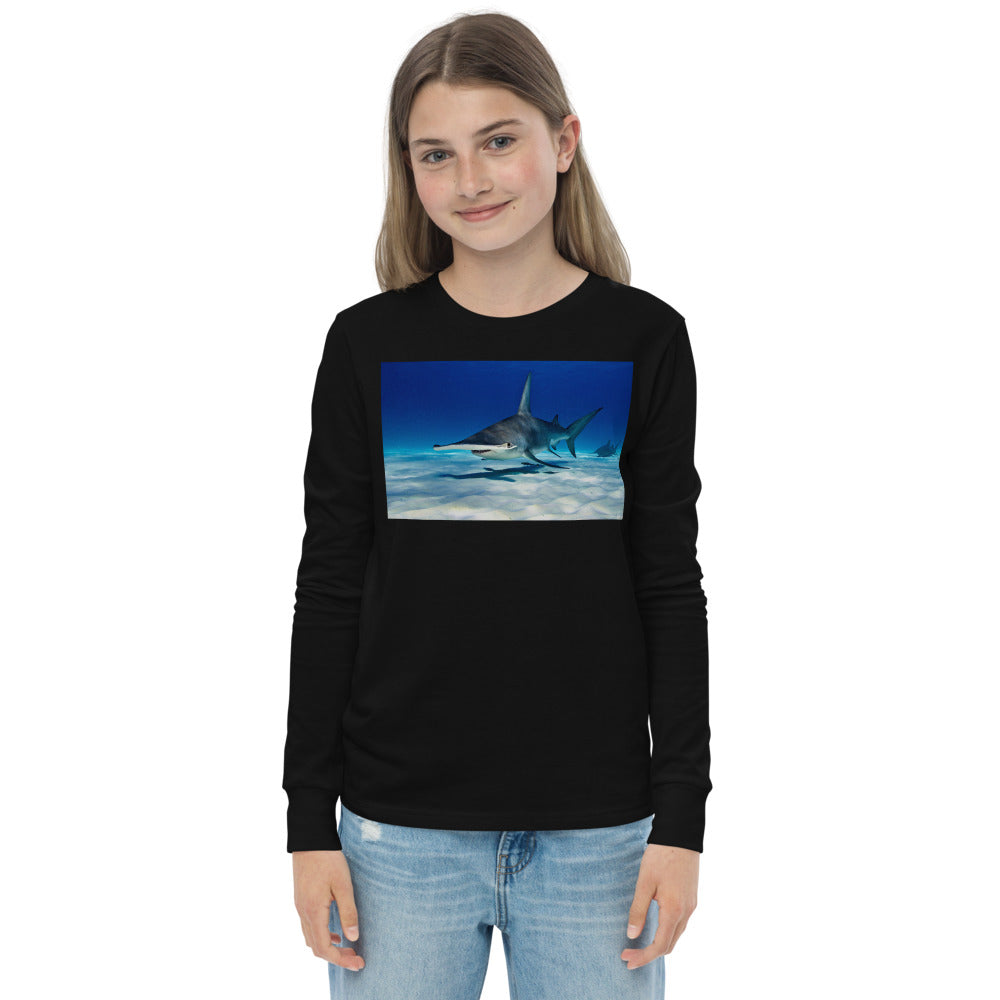 Premium Soft Long Sleeve - Swimming with Hammerheads