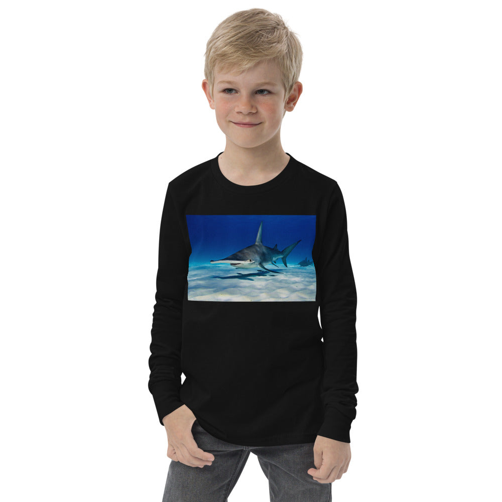 Premium Soft Long Sleeve - Swimming with Hammerheads