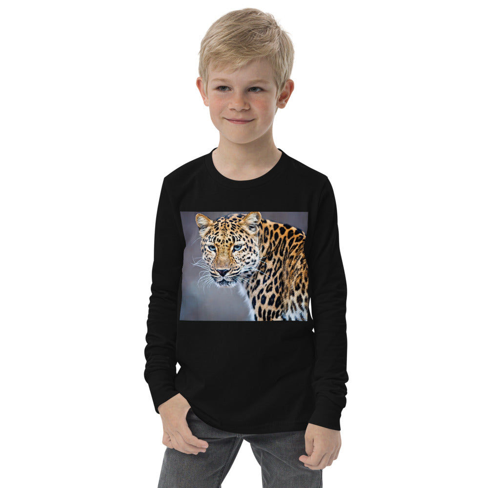 Premium Soft Long Sleeve - Blue Eyed Leopard