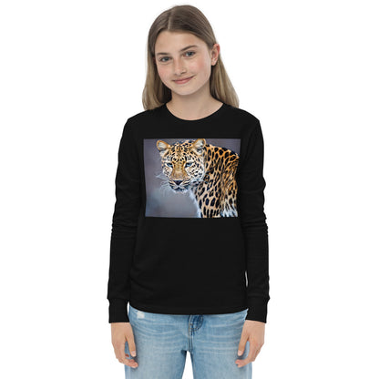 Premium Soft Long Sleeve - Blue Eyed Leopard