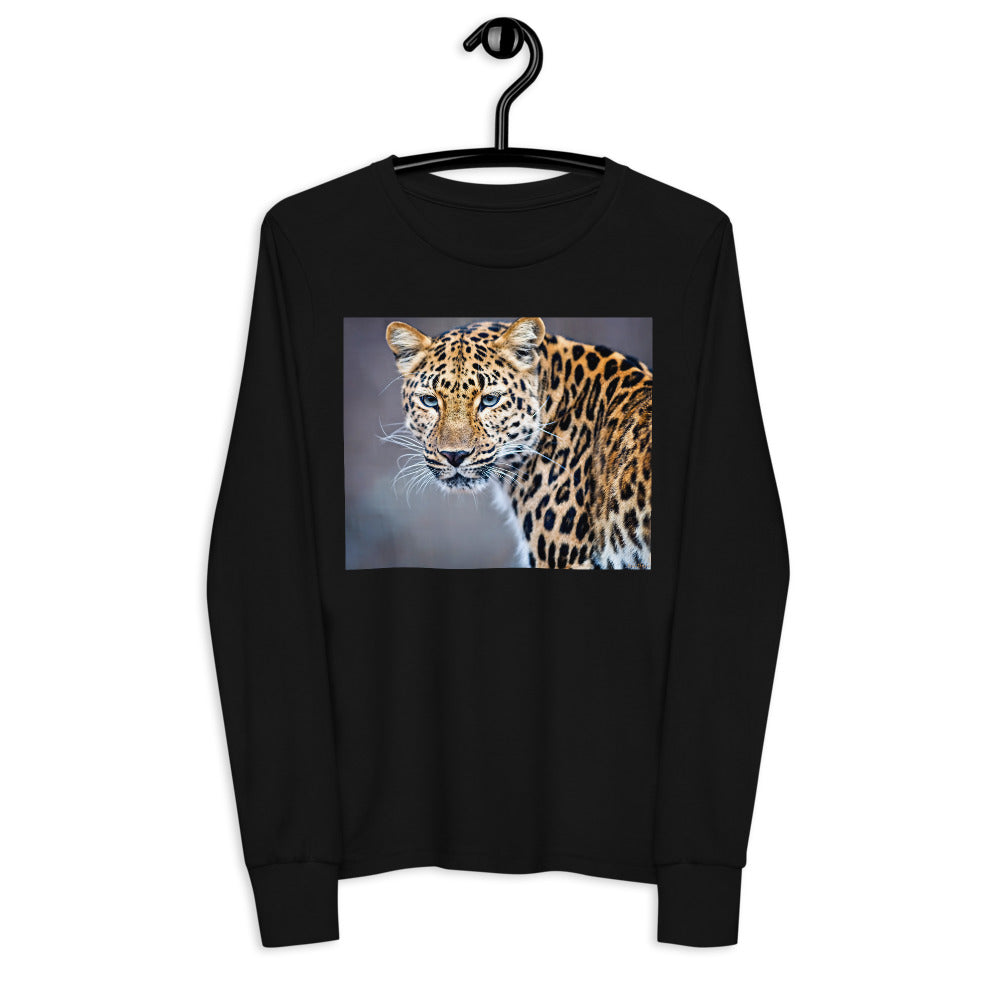 Premium Soft Long Sleeve - Blue Eyed Leopard