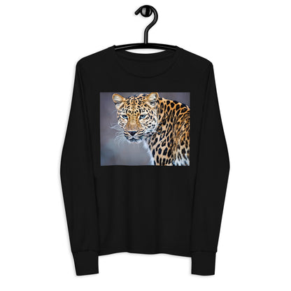 Premium Soft Long Sleeve - Blue Eyed Leopard