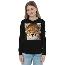 Load image into Gallery viewer, Premium Soft Long Sleeve - Cheetah Stare
