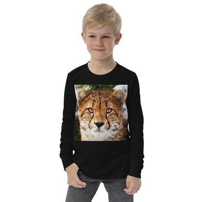 Premium Soft Long Sleeve - Cheetah Stare