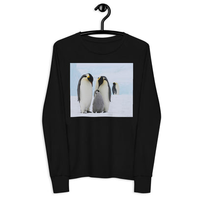 Premium Soft Long Sleeve - FRONT & BACK: Emperor Penguins