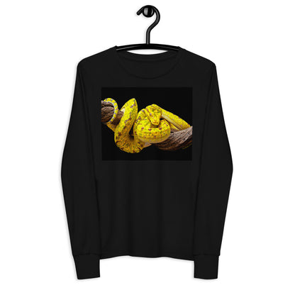 Premium Soft Long Sleeve - FRONT & BACK: Green Tree Pythons