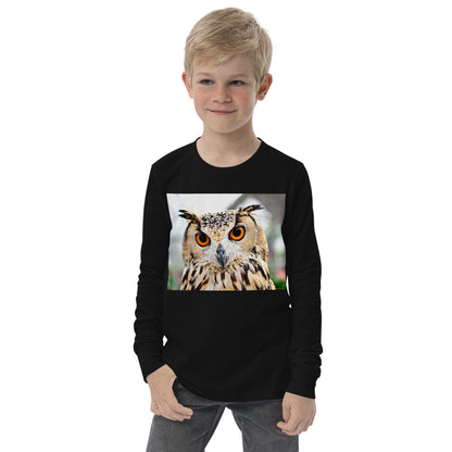 Premium Soft Long Sleeve - FRONT & BACK: Owls