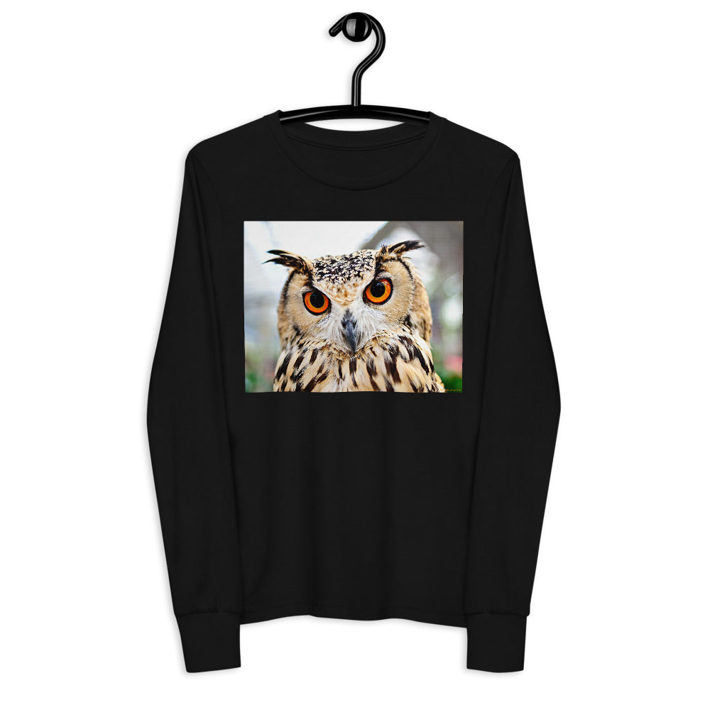 Premium Soft Long Sleeve - FRONT & BACK: Owls