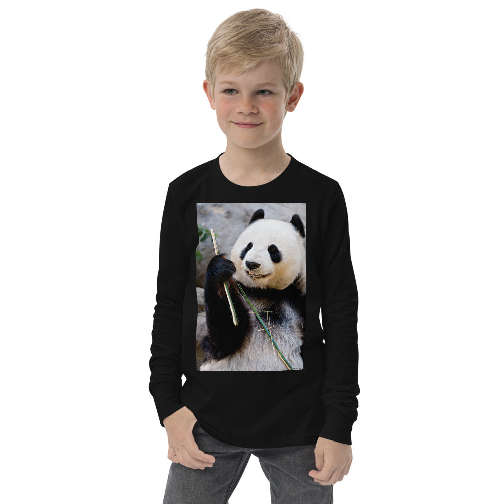 Premium Soft Long Sleeve - FRONT & BACK: Pandas