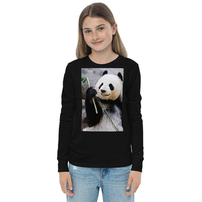 Premium Soft Long Sleeve - FRONT & BACK: Pandas