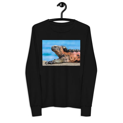 Premium Soft Long Sleeve - Basking Galapagos Marine Iguana